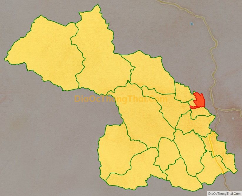 Bản đồ vị trí và địa giới hành chính Xã Xuân Dương, huyện Thường Xuân