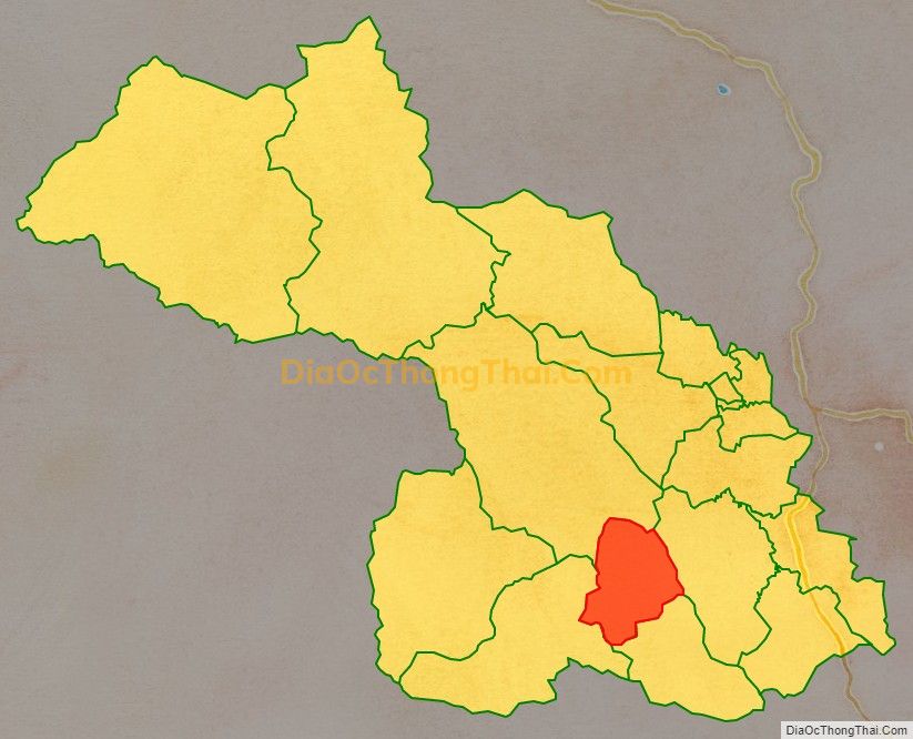 Bản đồ vị trí và địa giới hành chính Xã Xuân Lộc, huyện Thường Xuân