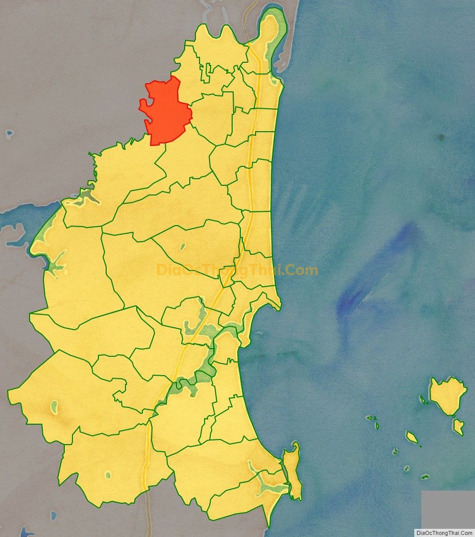 Bản đồ vị trí và địa giới hành chính Xã Anh Sơn, thị xã Nghi Sơn