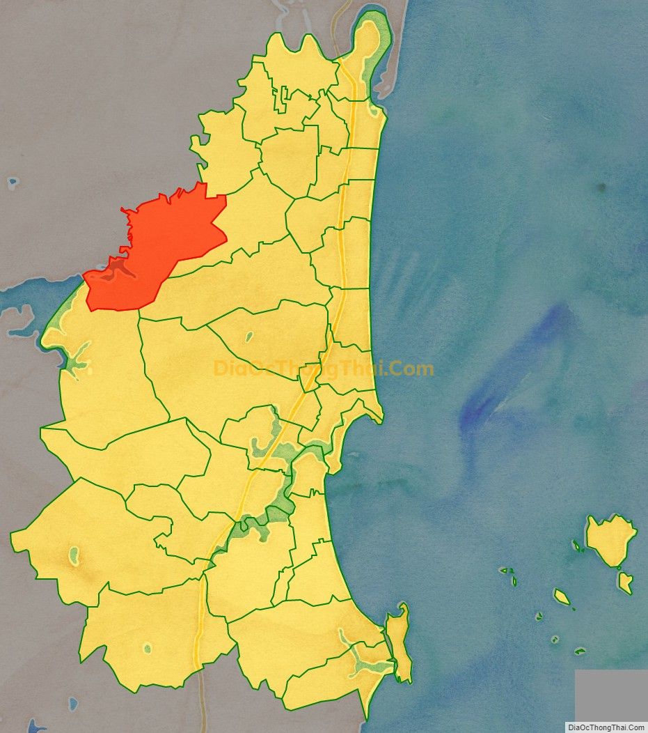 Bản đồ vị trí và địa giới hành chính Xã Các Sơn, thị xã Nghi Sơn