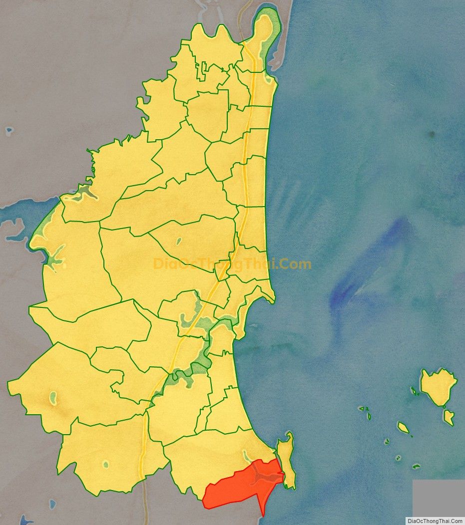 Bản đồ vị trí và địa giới hành chính Xã Hải Hà, thị xã Nghi Sơn