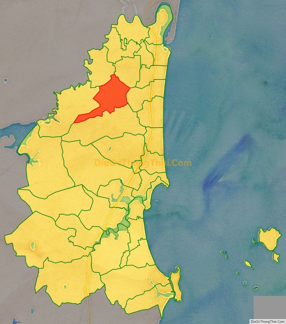 Bản đồ vị trí và địa giới hành chính Xã Hùng Sơn (cũ), huyện Tĩnh Gia