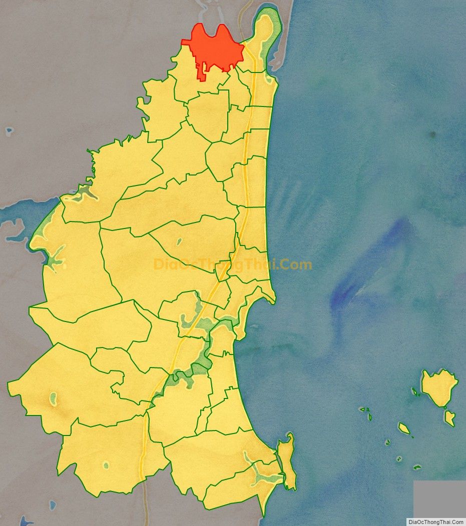Bản đồ vị trí và địa giới hành chính Xã Thanh Thủy, thị xã Nghi Sơn