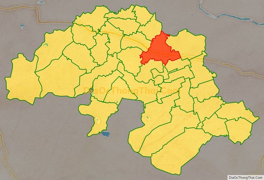 Bản đồ vị trí và địa giới hành chính Xã Dân Lực, huyện Triệu Sơn