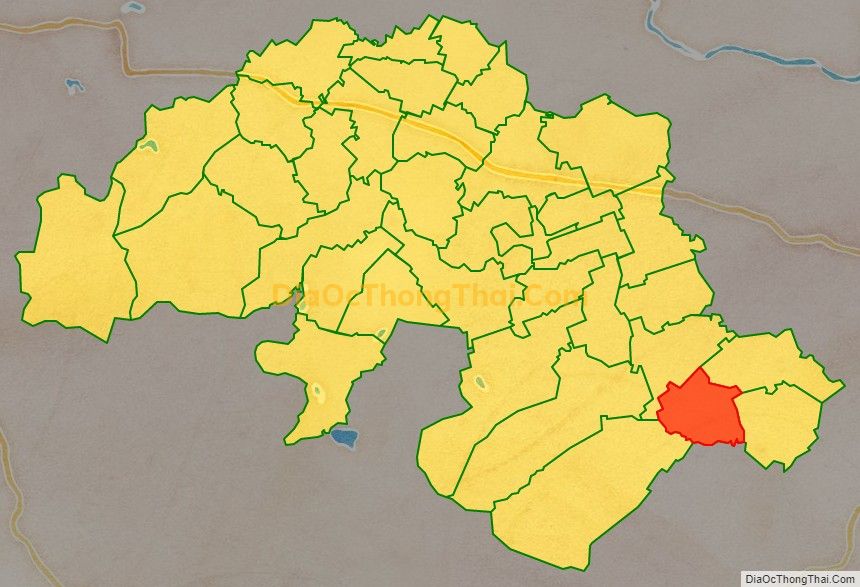 Bản đồ vị trí và địa giới hành chính Xã Đồng Lợi, huyện Triệu Sơn