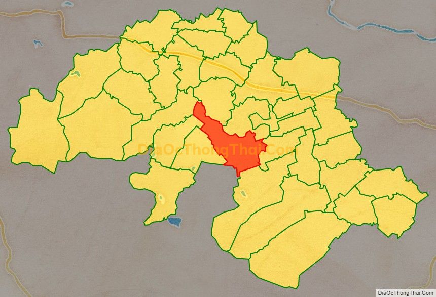 Bản đồ vị trí và địa giới hành chính Xã Hợp Thắng, huyện Triệu Sơn