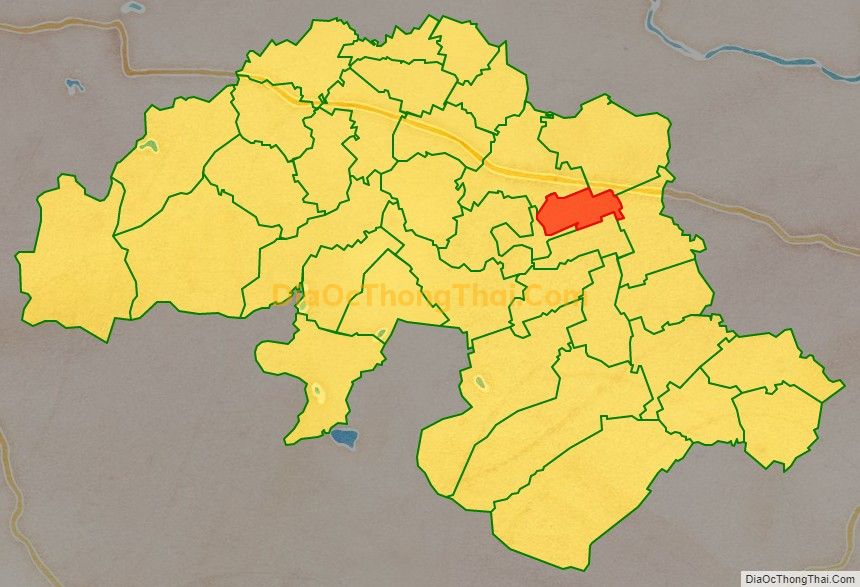 Bản đồ vị trí và địa giới hành chính Xã Minh Dân (cũ), huyện Triệu Sơn