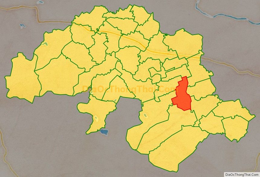 Bản đồ vị trí và địa giới hành chính Xã Nông Trường, huyện Triệu Sơn