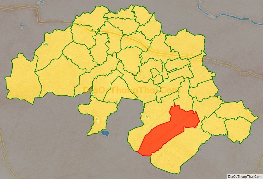 Bản đồ vị trí và địa giới hành chính Xã Thái Hòa, huyện Triệu Sơn