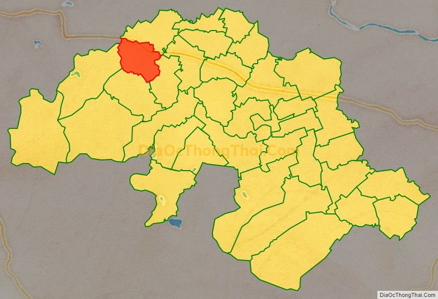 Bản đồ vị trí và địa giới hành chính Xã Thọ Cường, huyện Triệu Sơn