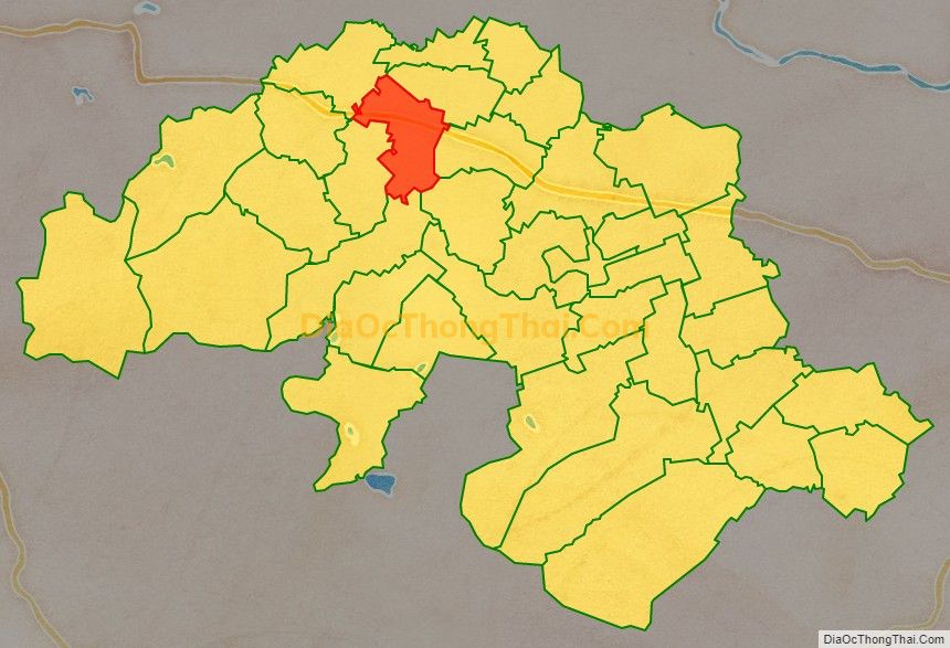 Bản đồ vị trí và địa giới hành chính Xã Thọ Dân, huyện Triệu Sơn