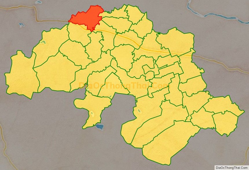 Bản đồ vị trí và địa giới hành chính Xã Thọ Ngọc, huyện Triệu Sơn