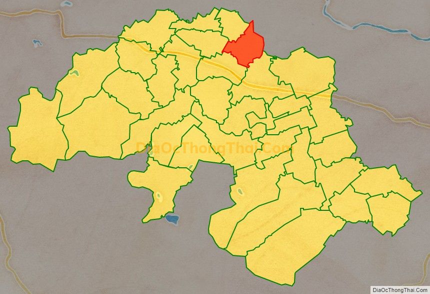 Bản đồ vị trí và địa giới hành chính Xã Thọ Phú, huyện Triệu Sơn