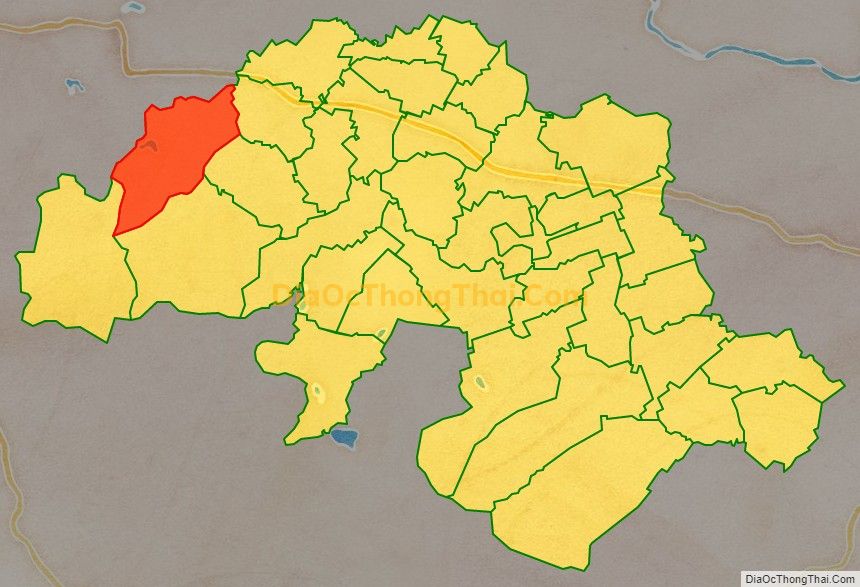 Bản đồ vị trí và địa giới hành chính Xã Thọ Sơn, huyện Triệu Sơn