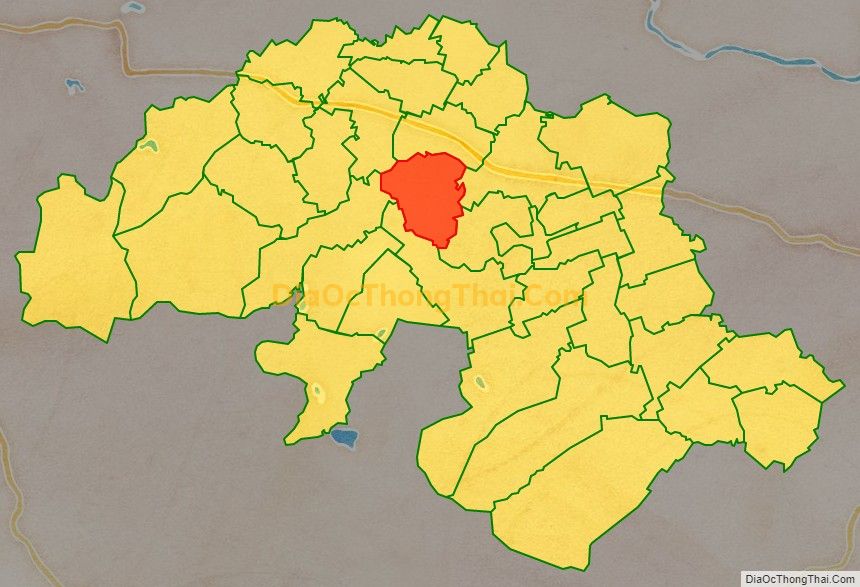 Bản đồ vị trí và địa giới hành chính Xã Thọ Tân, huyện Triệu Sơn