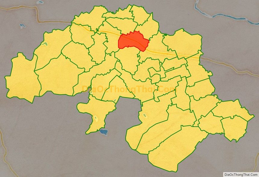 Bản đồ vị trí và địa giới hành chính Xã Thọ Thế, huyện Triệu Sơn