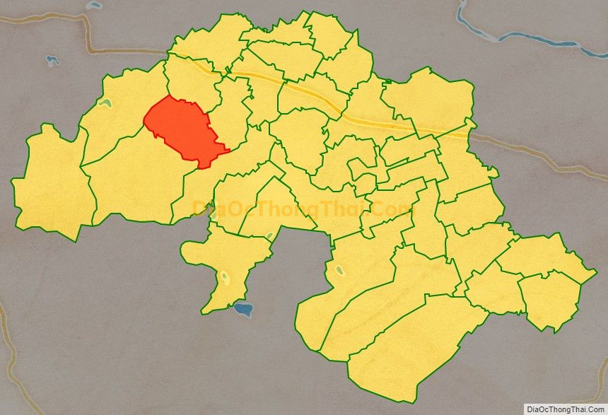 Bản đồ vị trí và địa giới hành chính Xã Thọ Tiến, huyện Triệu Sơn