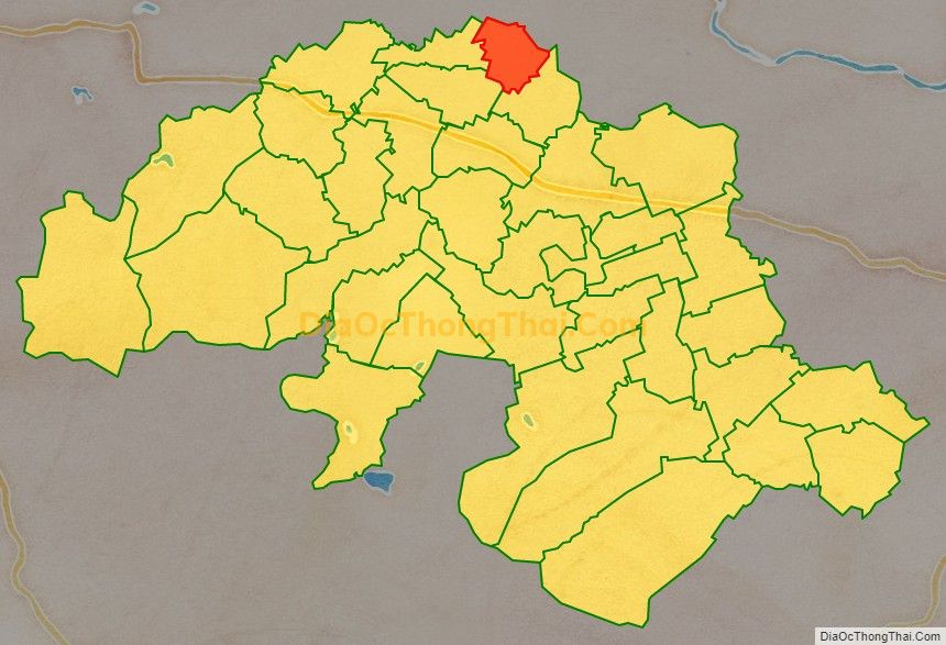 Bản đồ vị trí và địa giới hành chính Xã Thọ Vực, huyện Triệu Sơn