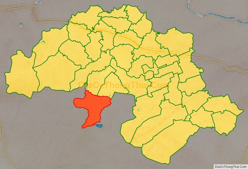 Bản đồ vị trí và địa giới hành chính Xã Triệu Thành, huyện Triệu Sơn