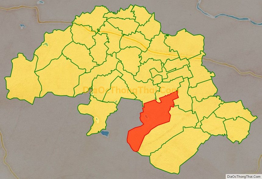 Bản đồ vị trí và địa giới hành chính Xã Vân Sơn, huyện Triệu Sơn