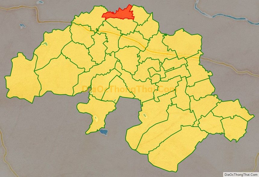 Bản đồ vị trí và địa giới hành chính Xã Xuân Lộc, huyện Triệu Sơn