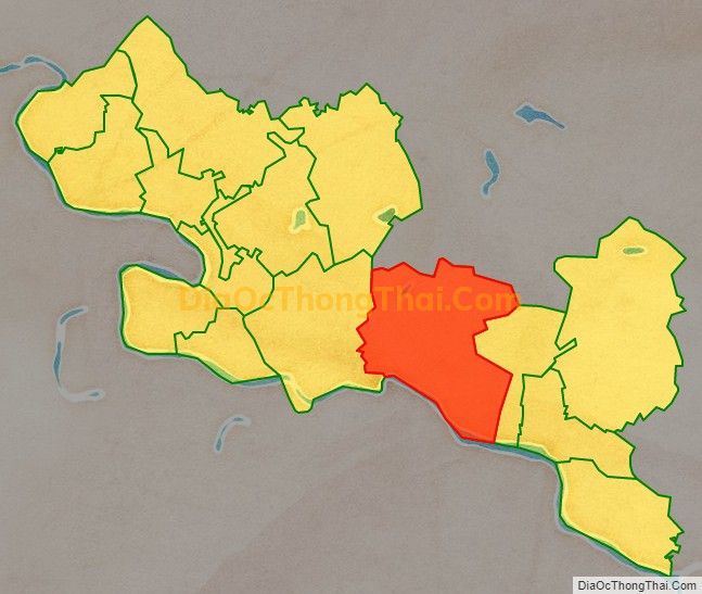 Bản đồ vị trí và địa giới hành chính Xã Vĩnh Hùng, huyện Vĩnh Lộc