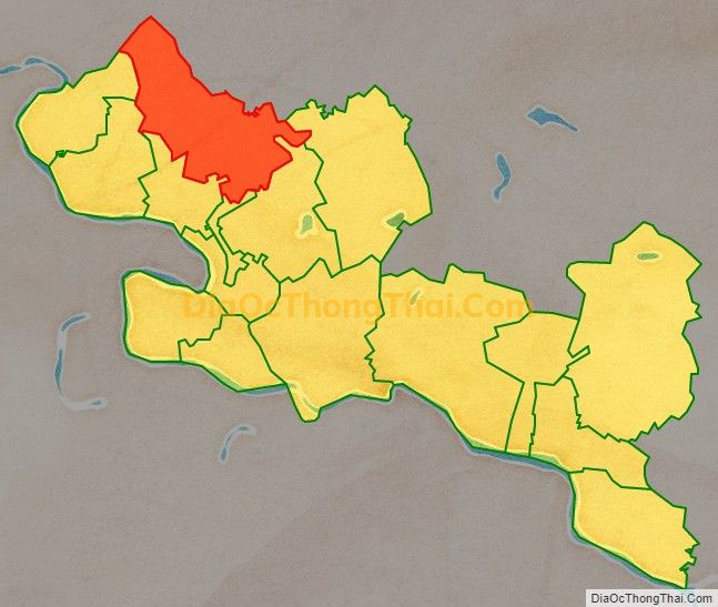Bản đồ vị trí và địa giới hành chính Xã Vĩnh Long, huyện Vĩnh Lộc