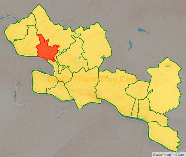 Bản đồ vị trí và địa giới hành chính Xã Vĩnh Tiến, huyện Vĩnh Lộc