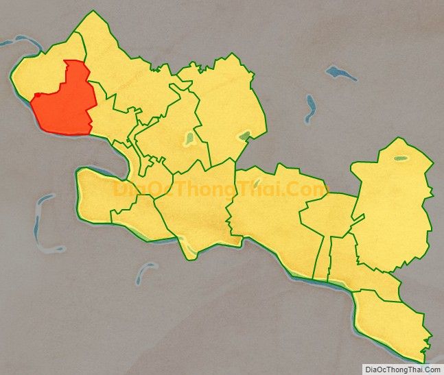 Bản đồ vị trí và địa giới hành chính Xã Vĩnh Yên, huyện Vĩnh Lộc