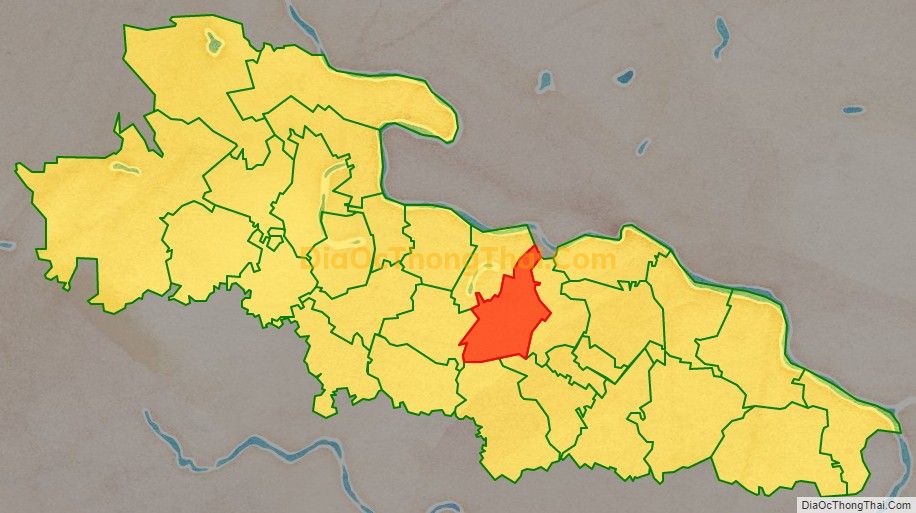 Bản đồ vị trí và địa giới hành chính Xã Định Liên, huyện Yên Định