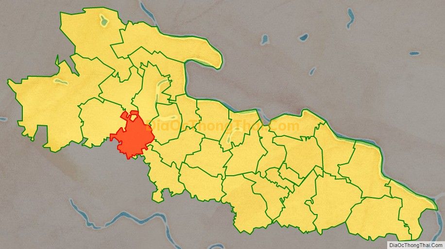 Bản đồ vị trí và địa giới hành chính Xã Yên Phú, huyện Yên Định