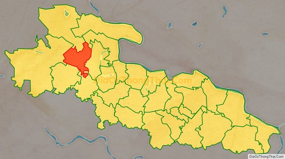 Bản đồ vị trí và địa giới hành chính Xã Yên Tâm, huyện Yên Định