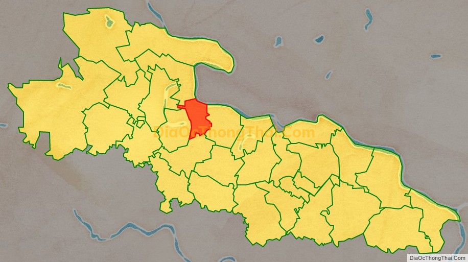 Bản đồ vị trí và địa giới hành chính Xã Yên Trường, huyện Yên Định