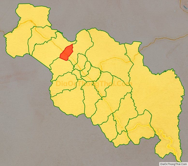Bản đồ vị trí và địa giới hành chính Xã Bắc Sơn (cũ), huyện A Lưới