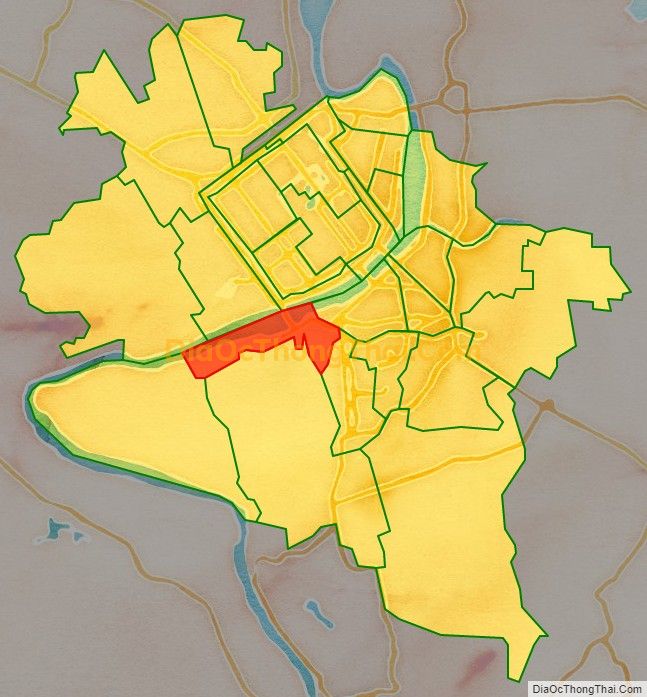 Bản đồ vị trí và địa giới hành chính Phường Phường Đúc, TP Huế