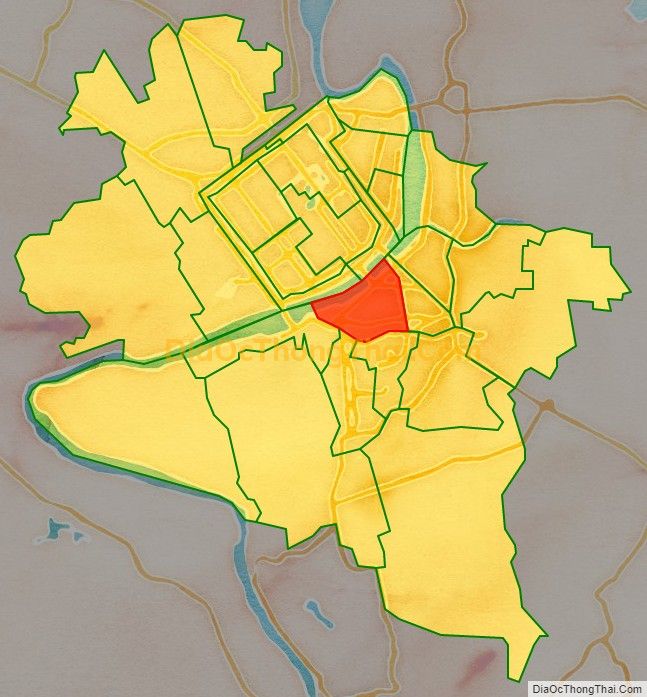 Bản đồ vị trí và địa giới hành chính Phường Vĩnh Ninh, thành phố Huế