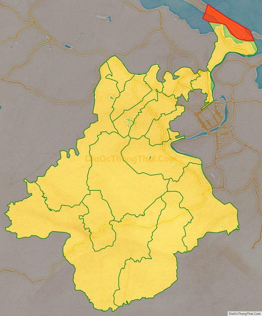 Bản đồ vị trí và địa giới hành chính Xã Hải Dương, thị xã Hương Trà
