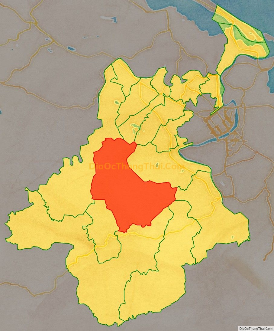 Bản đồ vị trí và địa giới hành chính Xã Hương Bình, thị xã Hương Trà