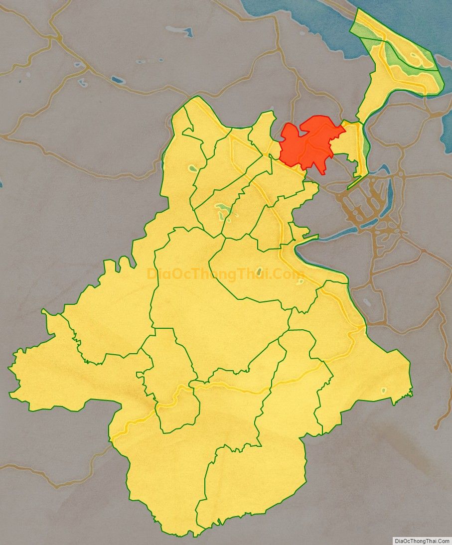 Bản đồ vị trí và địa giới hành chính Xã Hương Toàn, thị xã Hương Trà
