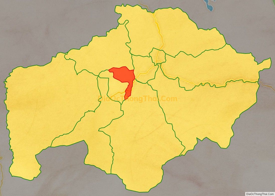 Bản đồ vị trí và địa giới hành chính Xã Hương Giang (cũ), huyện Nam Đông