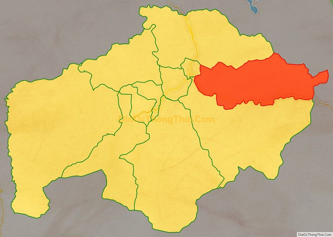 Bản đồ vị trí và địa giới hành chính Xã Hương Lộc, huyện Nam Đông