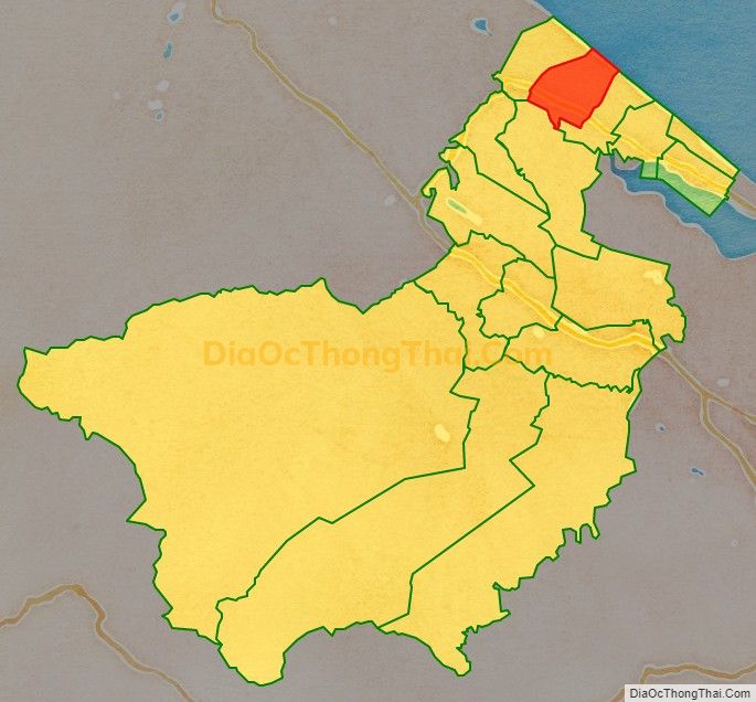 Bản đồ vị trí và địa giới hành chính Xã Điền Môn, huyện Phong Điền