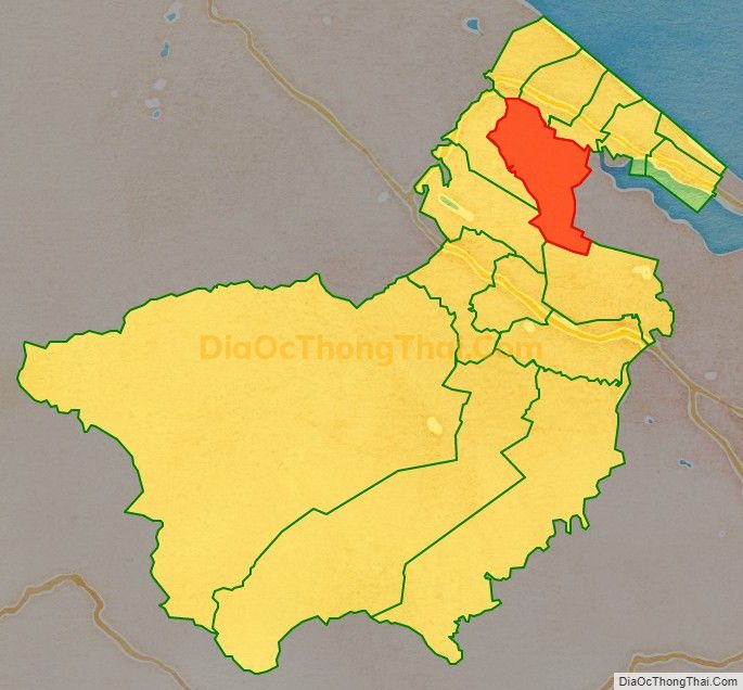 Bản đồ vị trí và địa giới hành chính Xã Phong Chương, huyện Phong Điền