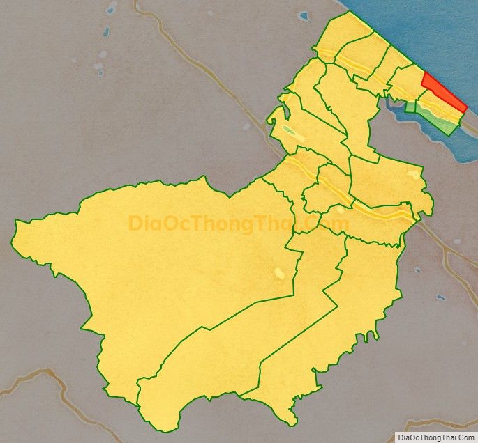 Bản đồ vị trí và địa giới hành chính Xã Phong Hải, huyện Phong Điền