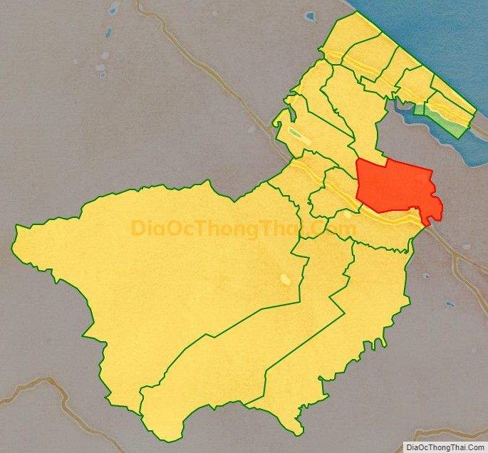 Bản đồ vị trí và địa giới hành chính Xã Phong Hiền, huyện Phong Điền
