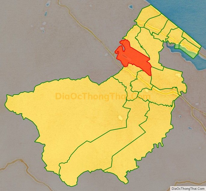 Bản đồ vị trí và địa giới hành chính Xã Phong Hòa, huyện Phong Điền