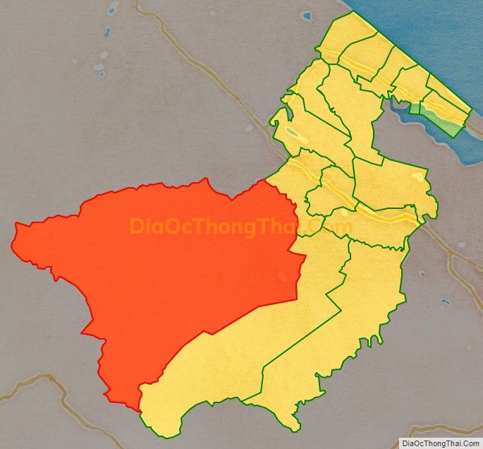 Bản đồ vị trí và địa giới hành chính Xã Phong Mỹ, huyện Phong Điền