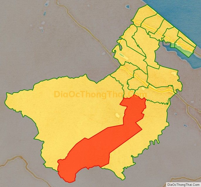 Bản đồ vị trí và địa giới hành chính Xã Phong Xuân, huyện Phong Điền