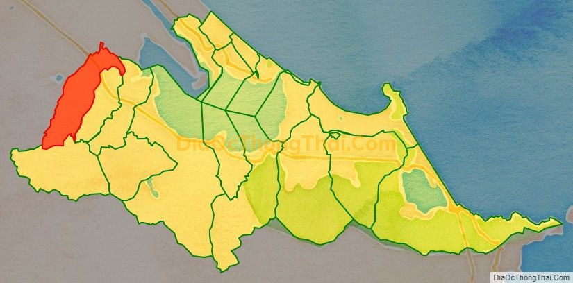 Bản đồ vị trí và địa giới hành chính Xã Lộc Bổn, huyện Phú Lộc