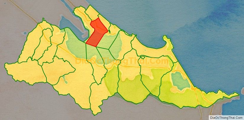 Bản đồ vị trí và địa giới hành chính Xã Vinh Giang (cũ), huyện Phú Lộc